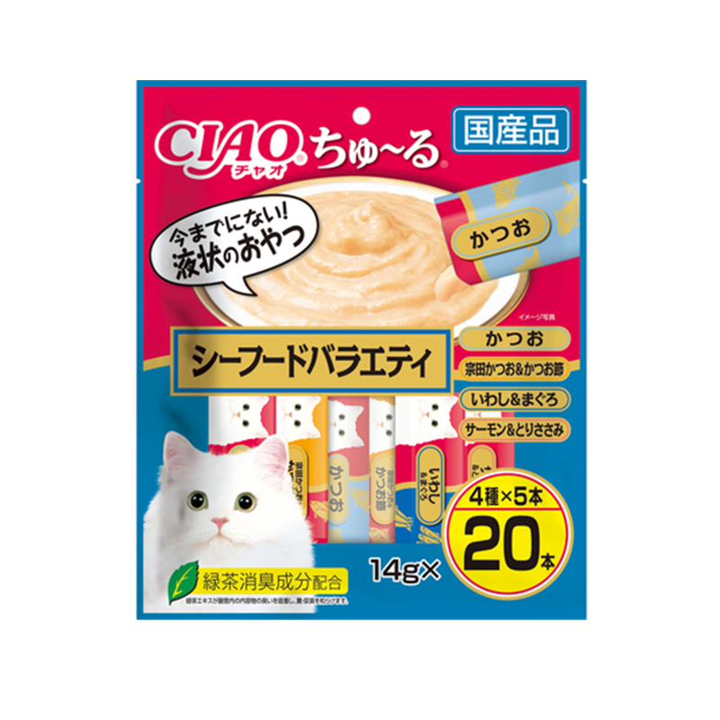 Chao Chu-ru Seafood Mix Cat Treat