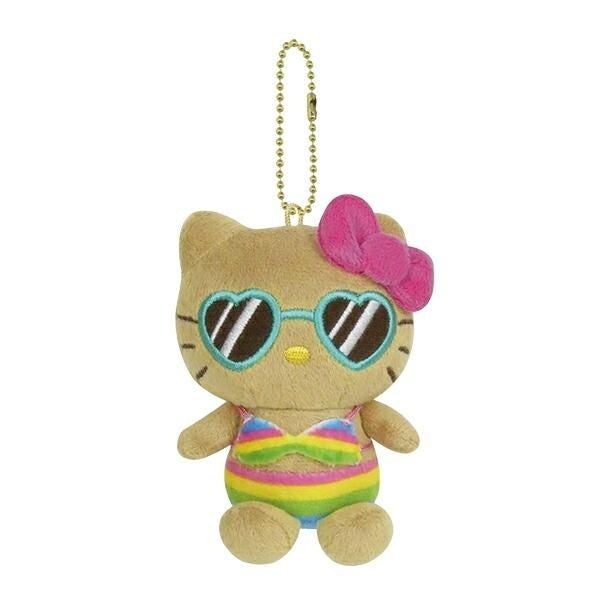Sanrio Tanned Hello Kitty Seaside Vacation Collection Plush Pendant