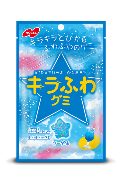 NOBEL Kirafuwa Soda Flavored Gummy Candy