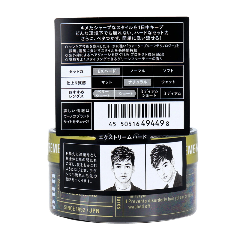 Shiseido Fine Today Uno Extreme Hard Hair Wax