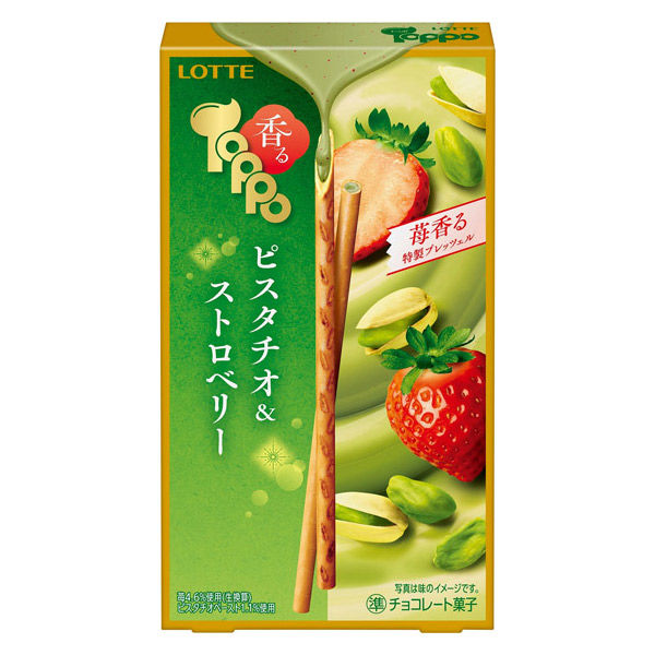 Lotte Kaoru Toppo Pistachio & Strawberry (2 Packs)
