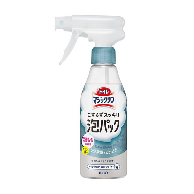 Kao Toilet Magiclean Foam Pack Cleaner – Savon & Citrus Scent (300mL)