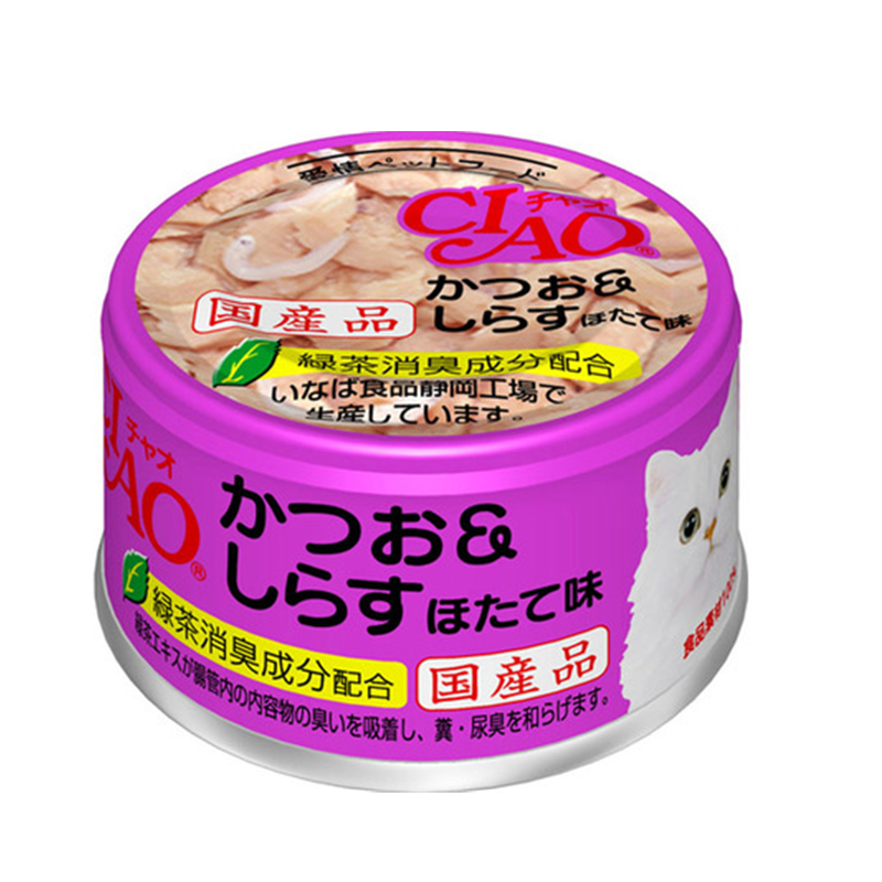 Inaba Bonito & Scallop Selection Premium Seafood Cat Treats