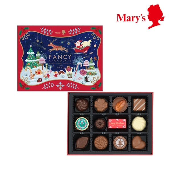 Mary's Christmas Chocolates  12pcs