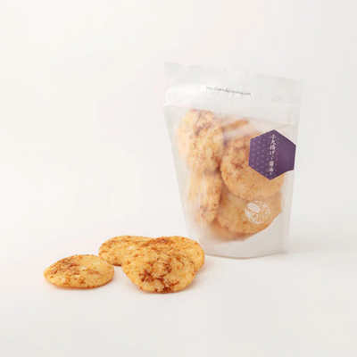 Fujimidou Soy Sauce Flavored Fried Rice Cracker Rounds