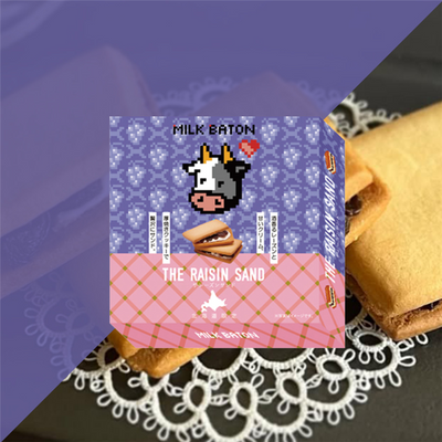 MILK BATON The Raisin Sand Cream Raisin Sandwich Cookies