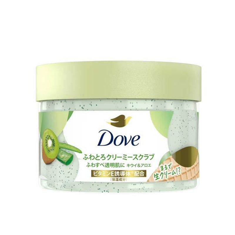 Dove Creamy Body Scrub – Pomegranate & Shea Butter / Kiwi & Aloe (298g)