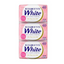 Kao White Soap – Aromatic Rose (Bath Size, 3-Bar Pack / 390g)