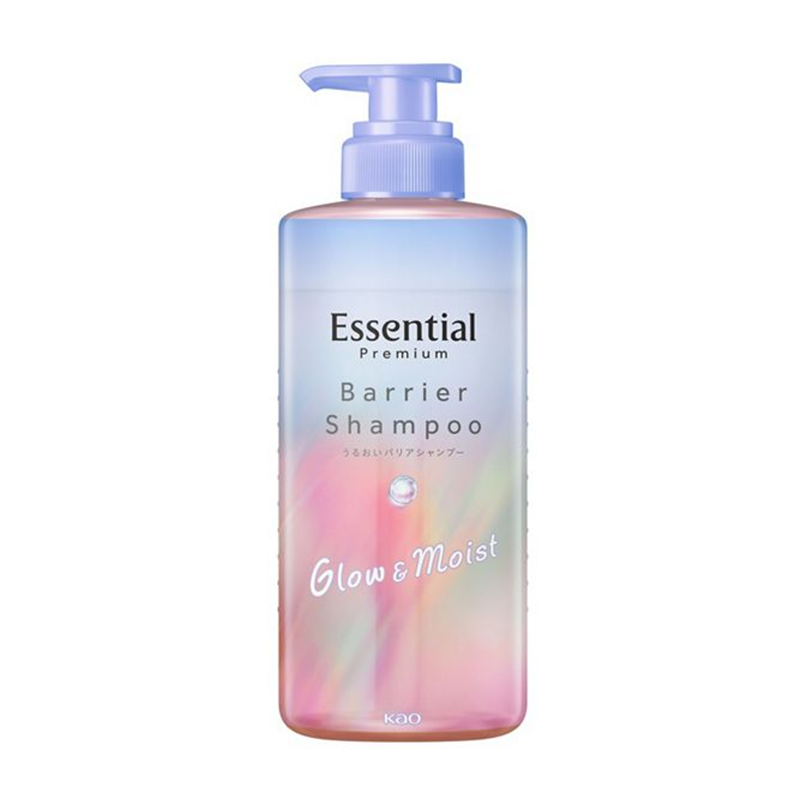 Kao Essential Premium Glow & Moist Barrier Shampoo and Conditioner