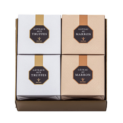 Boulmich Truffle Cake and Gâteau au marron (4 pieces)