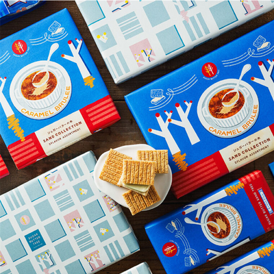 SUGAR BUTTER SAND TREE Two-Flavor Cookie Assortment (12 pieces)