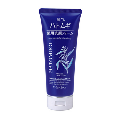 Reihaku Hatomugi Medicated Facial Wash – 130g (by Kumano Yushi)