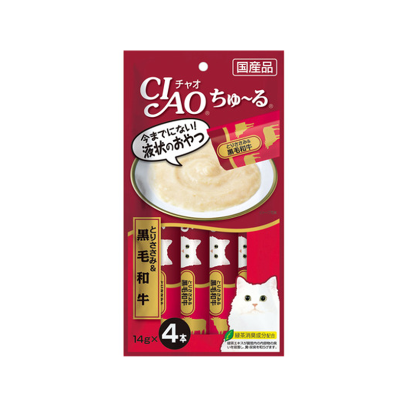 Inaba CIAO Churu Cat Treats (Salmon & Chicken/Tuna & Salmon/Chicken & Beef/Sardine & Tuna)