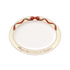 3COINS Christmas Ceramic Oval Plate