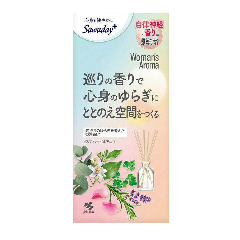Sawaday + Woman’s Aroma – “Herbal Circulation” Reed Diffuser (70mL)