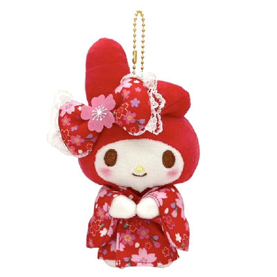 Sanrio Sakura Kimono My Melody Plush Keychain