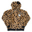 Hello Kitty Zip-Up Boa Hoodie – Brown / White