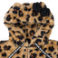 Hello Kitty Zip-Up Boa Hoodie – Brown / White
