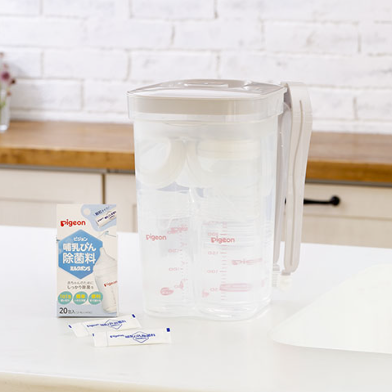 Pigeon Milk Pon S Sterilizing Powder for Baby Bottles (Granule Type, 20 Packets)
