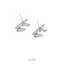 Lupis Simple Butterfly Earrings