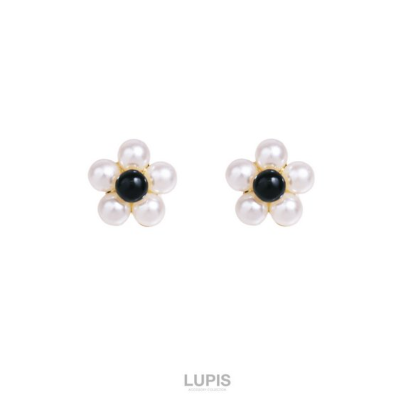 Lupis Monotone Pearl Flower Pier