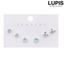 Lupis Butterfly x Heart x Stone Earrings Set