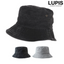 Lupis Washed Denim Bucket Hat Black/Grey
