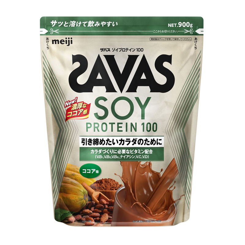 Savas Soy Protein 100 Cocoa Flavor 900g