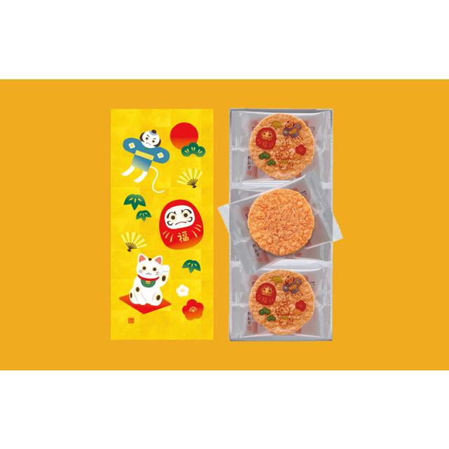 Keishindo Manekineko and Daruma Grilled Shrimp Chips