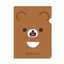 San-X Rilakkuma Big Face Soft A4 Clear Folder
