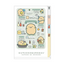 San-X Sumikko Gurashi Everyone's Life Series A6 Double Clip Folder
