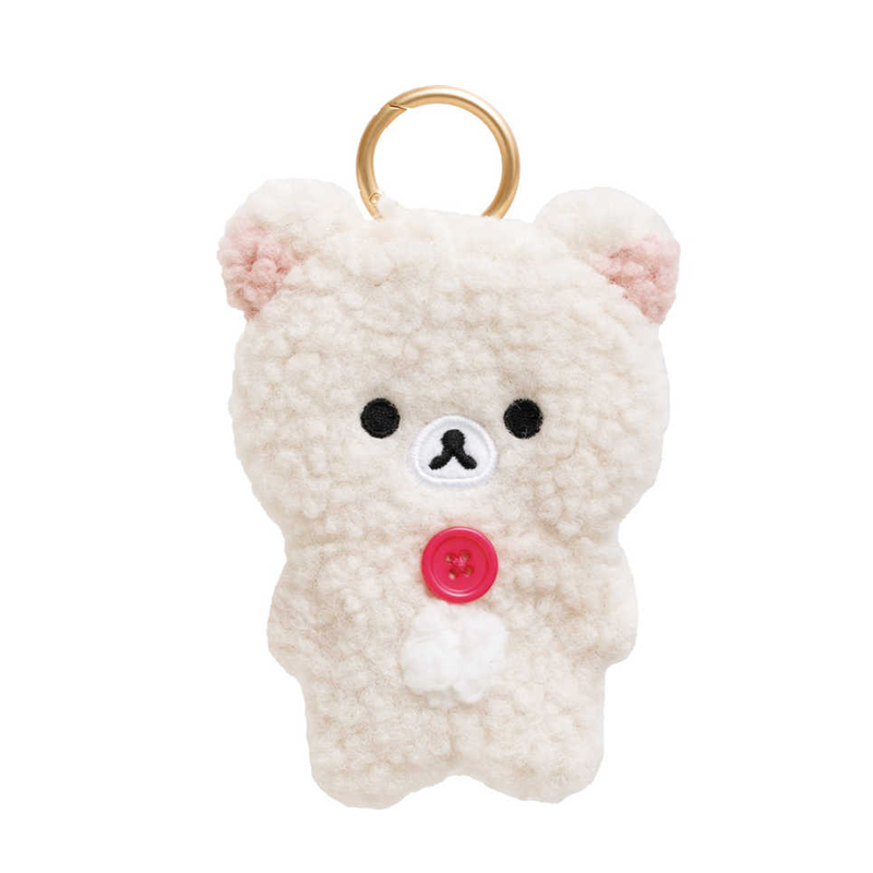 San-X Rilakkuma All-Purpose Plush Storage Charm & Shopping Bag Set (Rilakkuma/Korilakkuma)