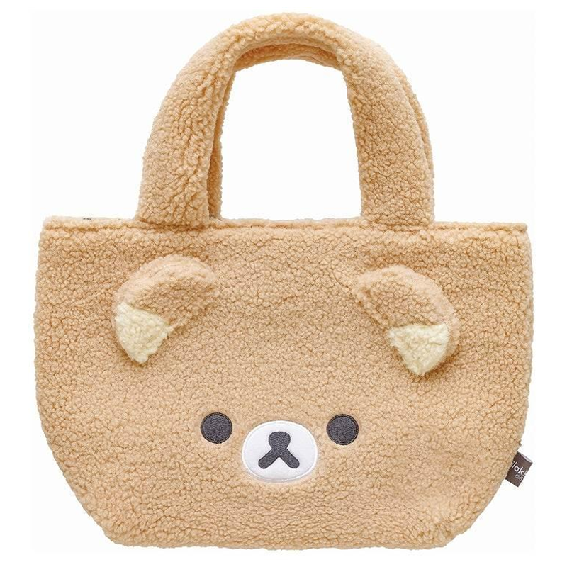 San-X Rilakkuma and Korilakkuma Fuzzy Handbag