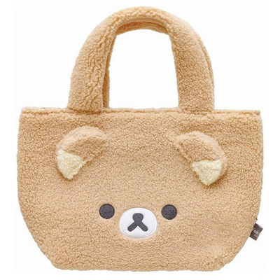 San-X Rilakkuma and Korilakkuma Fuzzy Handbag