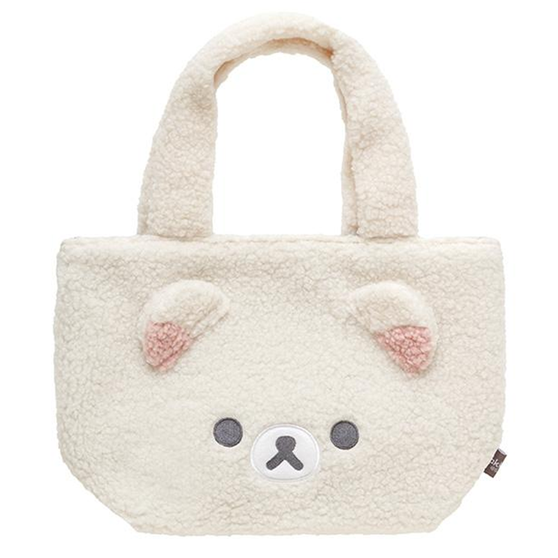 San-X Rilakkuma and Korilakkuma Fuzzy Handbag