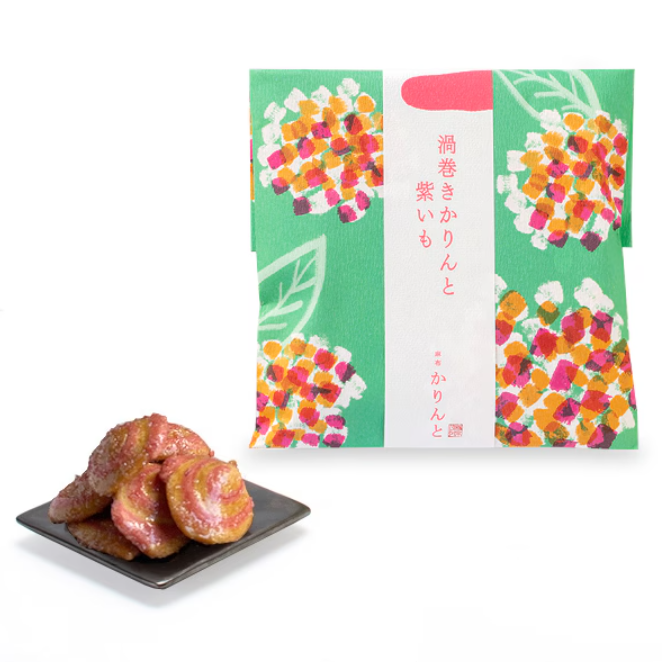 Azabu Karinto Purple Sweet Potato Spiral Karinto Chips