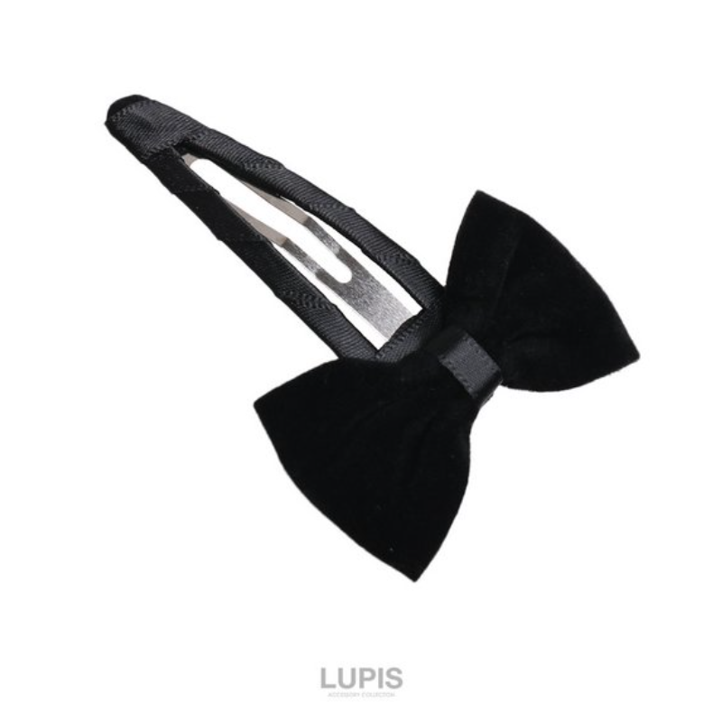 LUPIS Velvet Bow Hair Clip, v2905