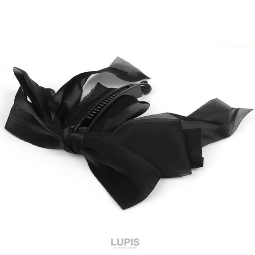 LUPIS Elegant Bow Banana Clip v2024 Ivory/Black