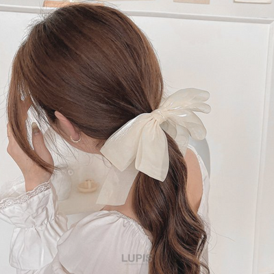 LUPIS Elegant Bow Banana Clip v2024 Ivory/Black