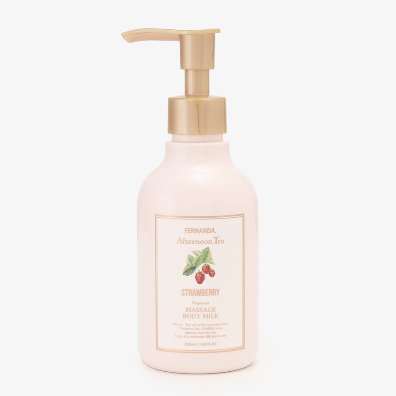 Strawberry Massage Body Milk L / Fragrance of FERNANDA 200 ml