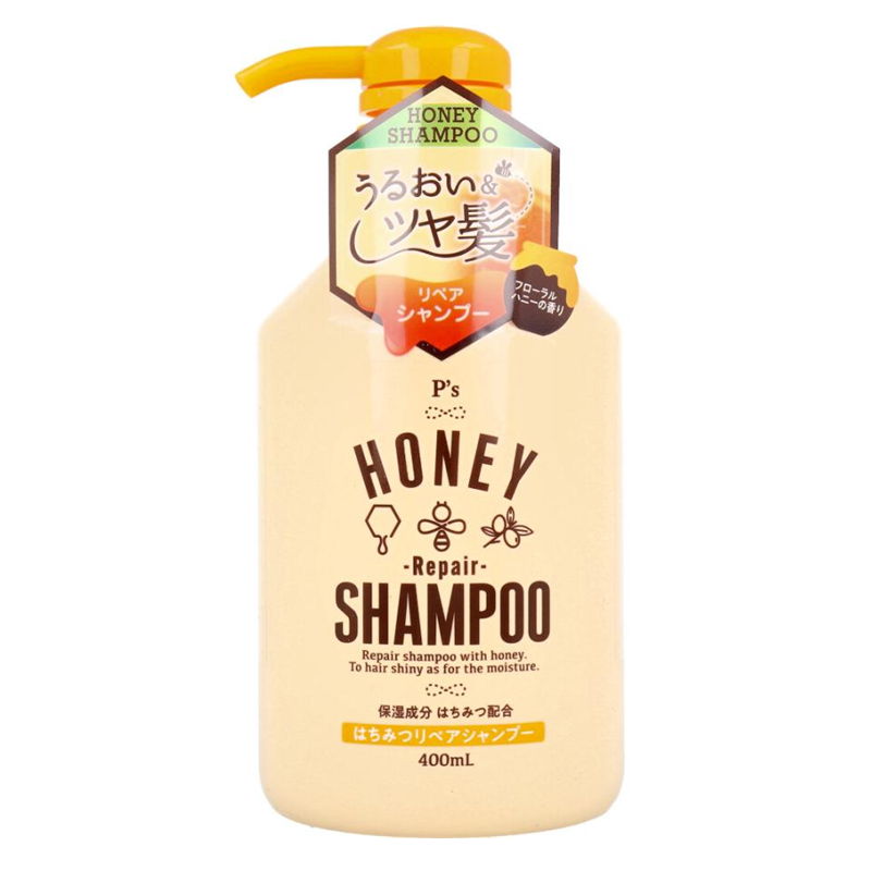 Cosme Station P’s Honey Repair Shampoo & Conditioner Set (Floral Honey Scent, 400ml each)