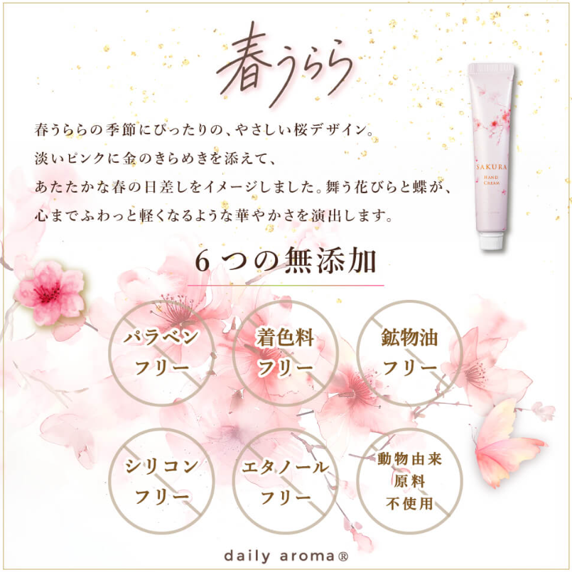 Daily Aroma Mt. Fuji Sakura Scented Hand Cream
