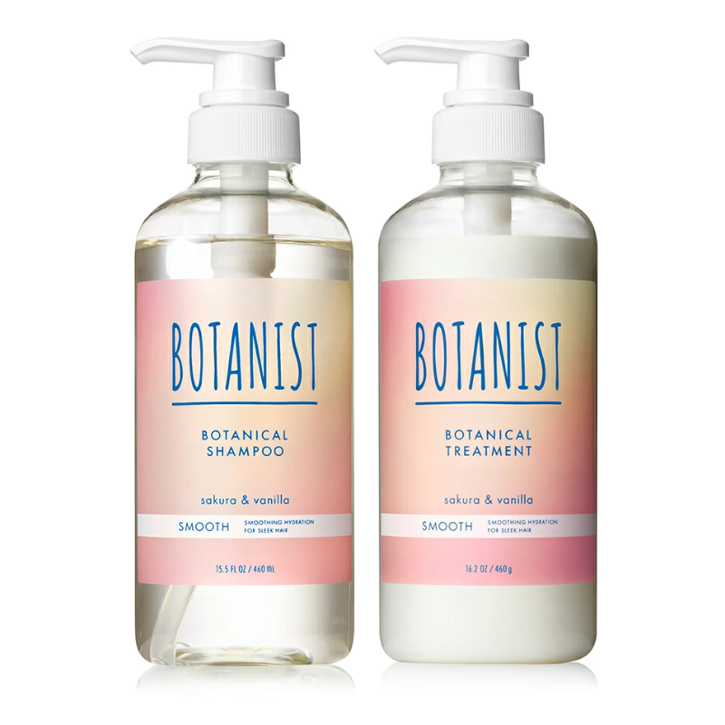Botanist Botanical Hair Care Set, Smooth, Sakura & Vanilla Scent
