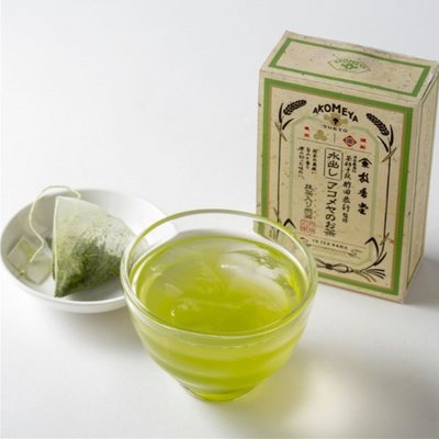 AKOMEYA TOKYO Matcha Infused Sencha Green Teabags for Iced Tea