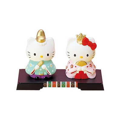 Sanrio Hello Kitty and Dear Daniel Girls' Day Ceramic Centerpiece