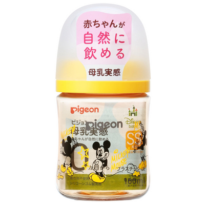 Pigeon Mickey Mouse Natural Feel Baby Bottle
