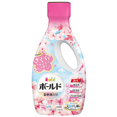 P&G Bold Sakura Laundry Detergent with Added Fabric Softener