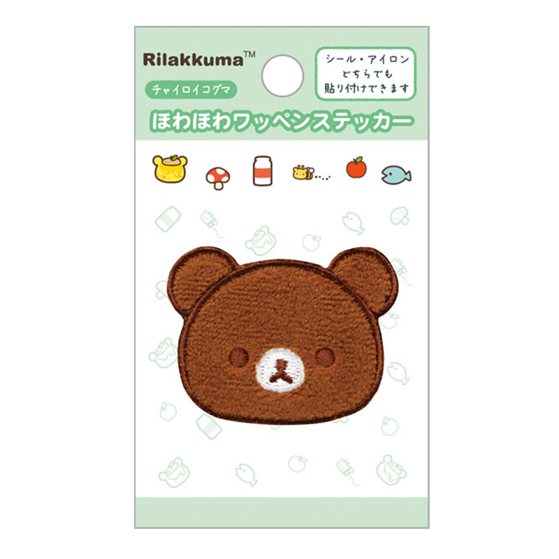 San-X Rilakkuma Bow Series Plush Embroidered Patches