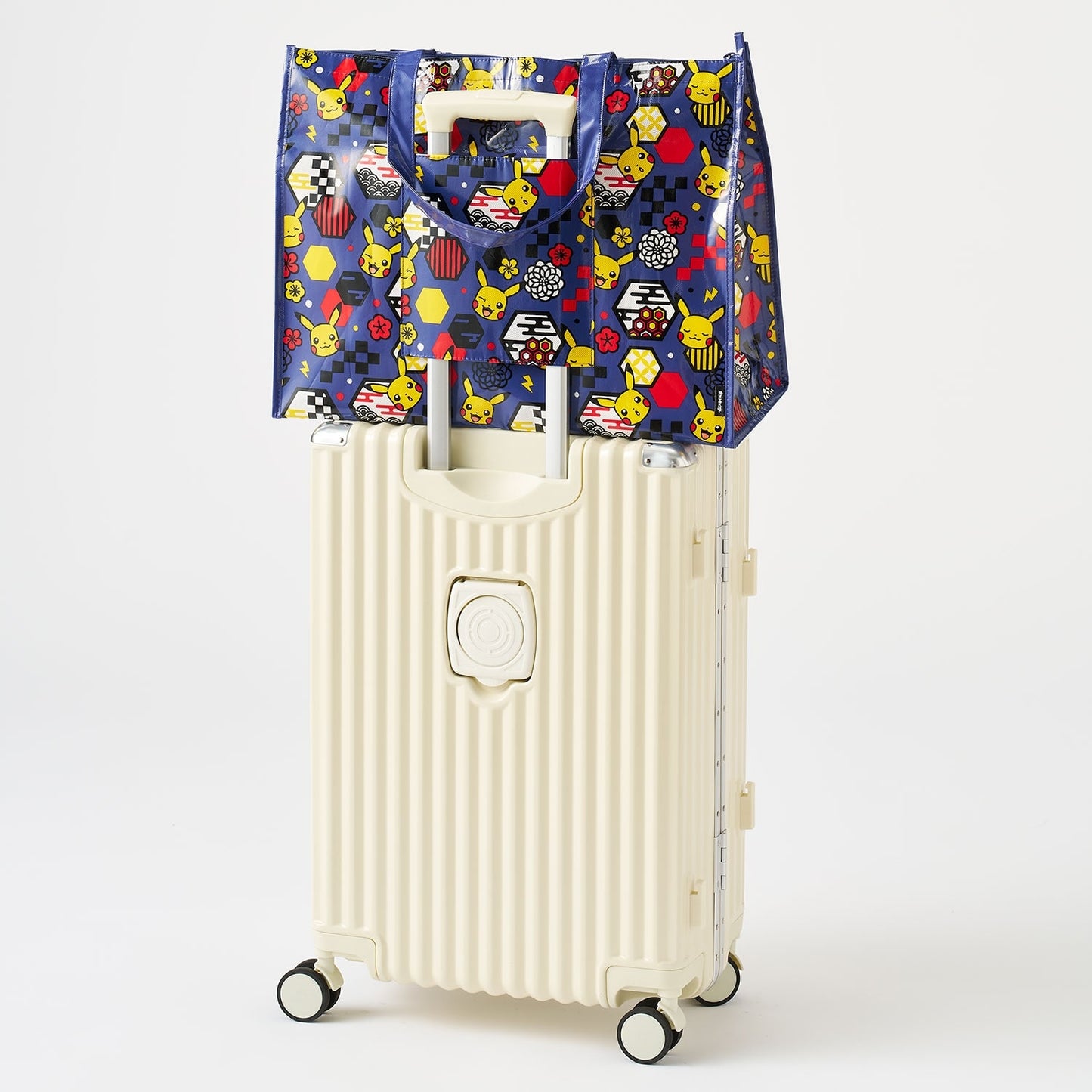 Pokemon Japanese Style Pikachu Print Carry On Tote Bag