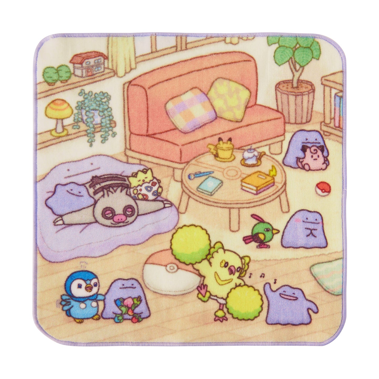 Pokémon "10 Pokémon, 10 Colors" Ditto Mini Towel